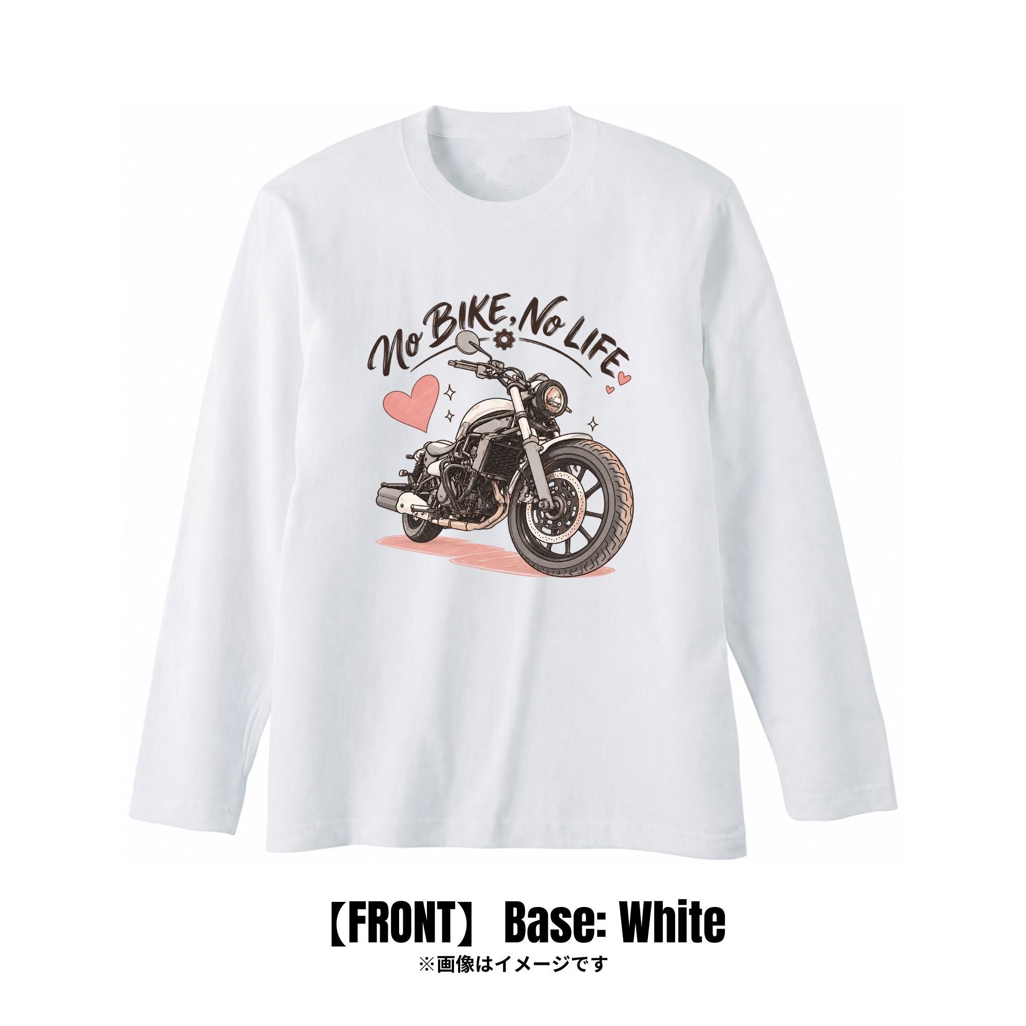 むすめちゃん3号様 ⑦とバイク|ロンT【期間限定:〇/〇まで】