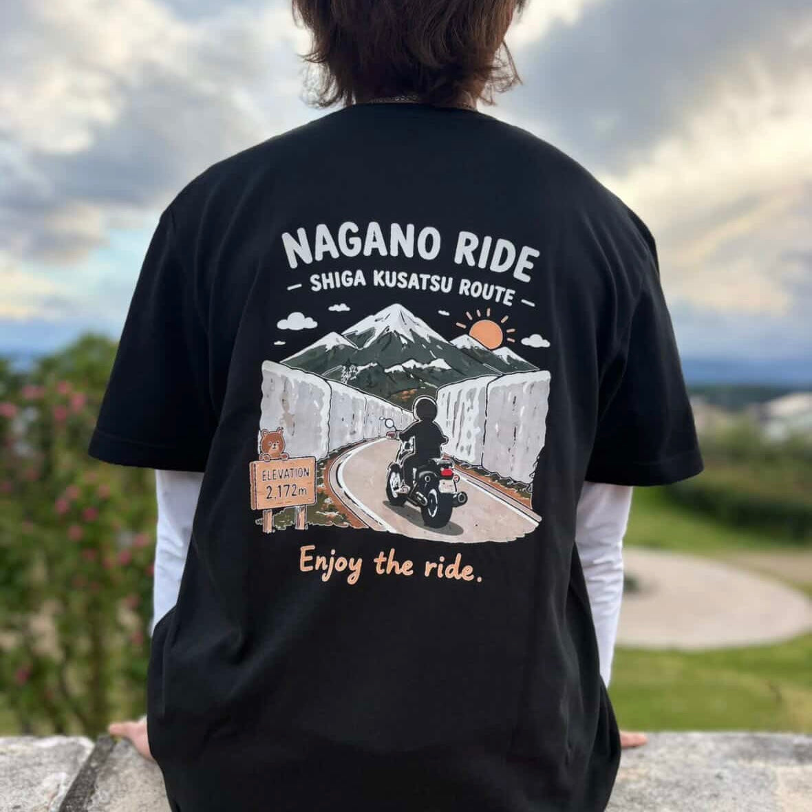 NAGANO RIDE Tee – Enjoy the ride【期間限定:5/19まで】