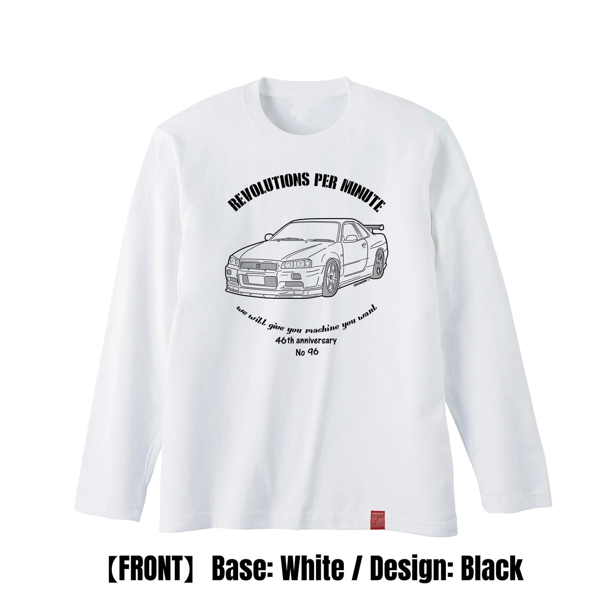 R34 GT-R / style | ロンT 【 旧車Tシャツ 車Tシャツ 趣味T 名車 昭和車 】
