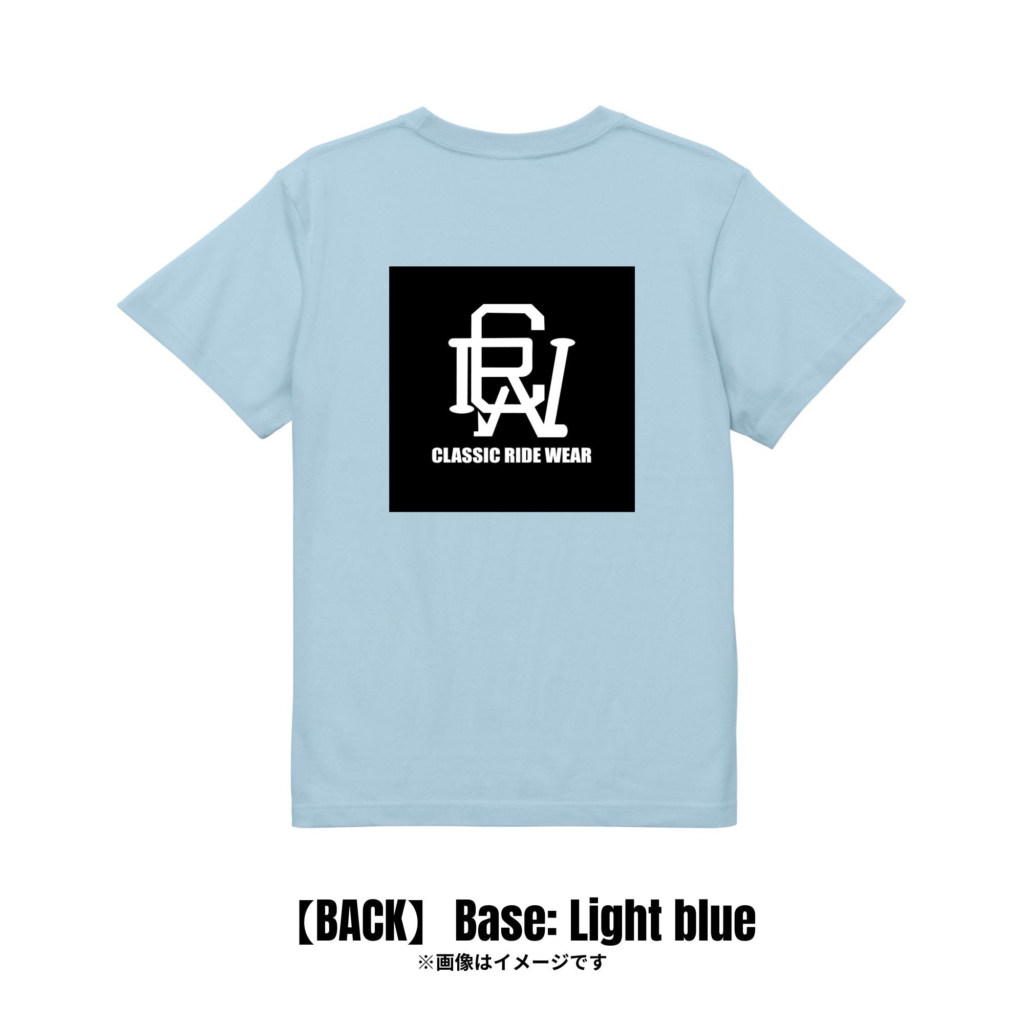 CRW BACK スクエアロゴ|Tシャツ