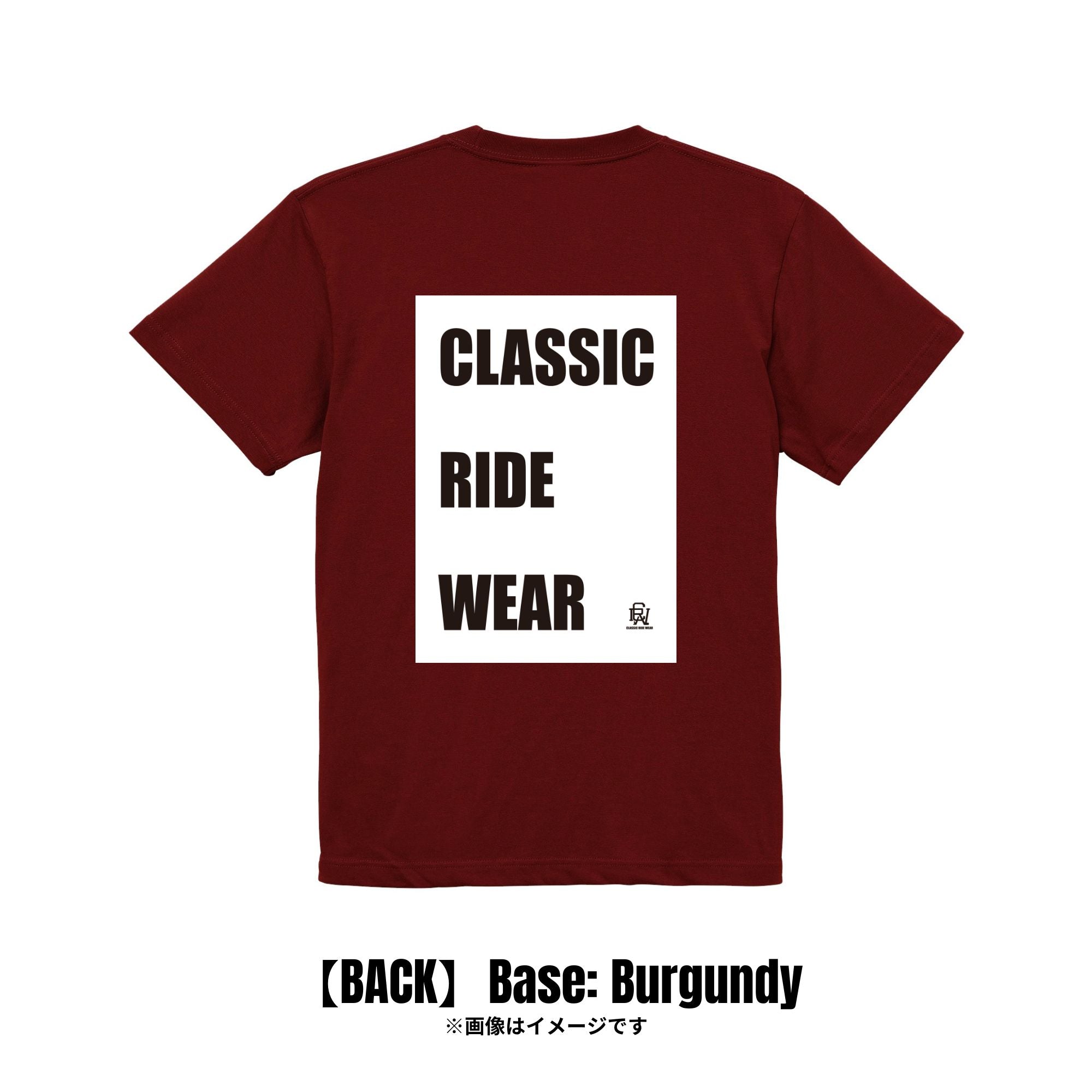 CRW BACK BOXタイポグラフィ|Tシャツ