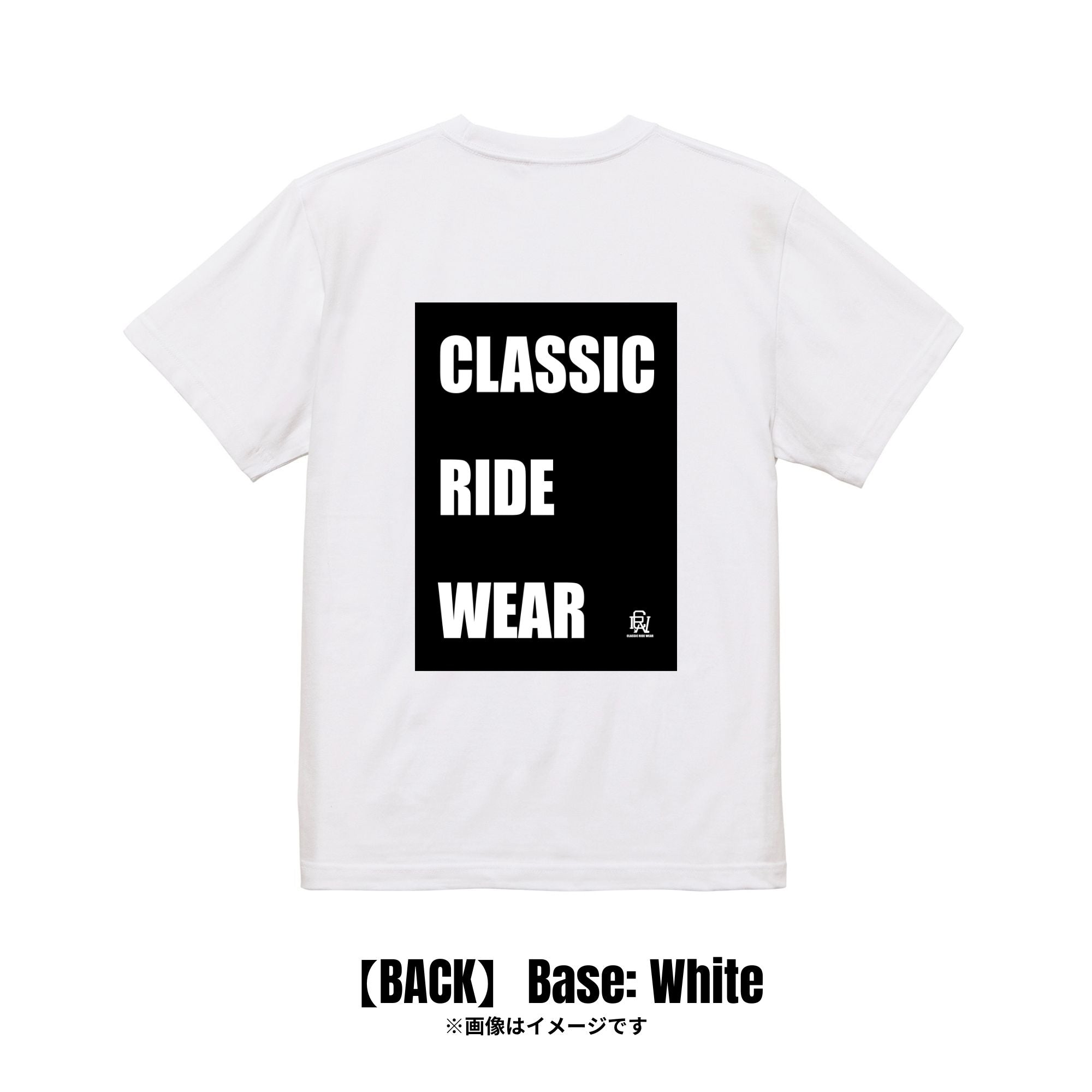 CRW BACK BOXタイポグラフィ|Tシャツ
