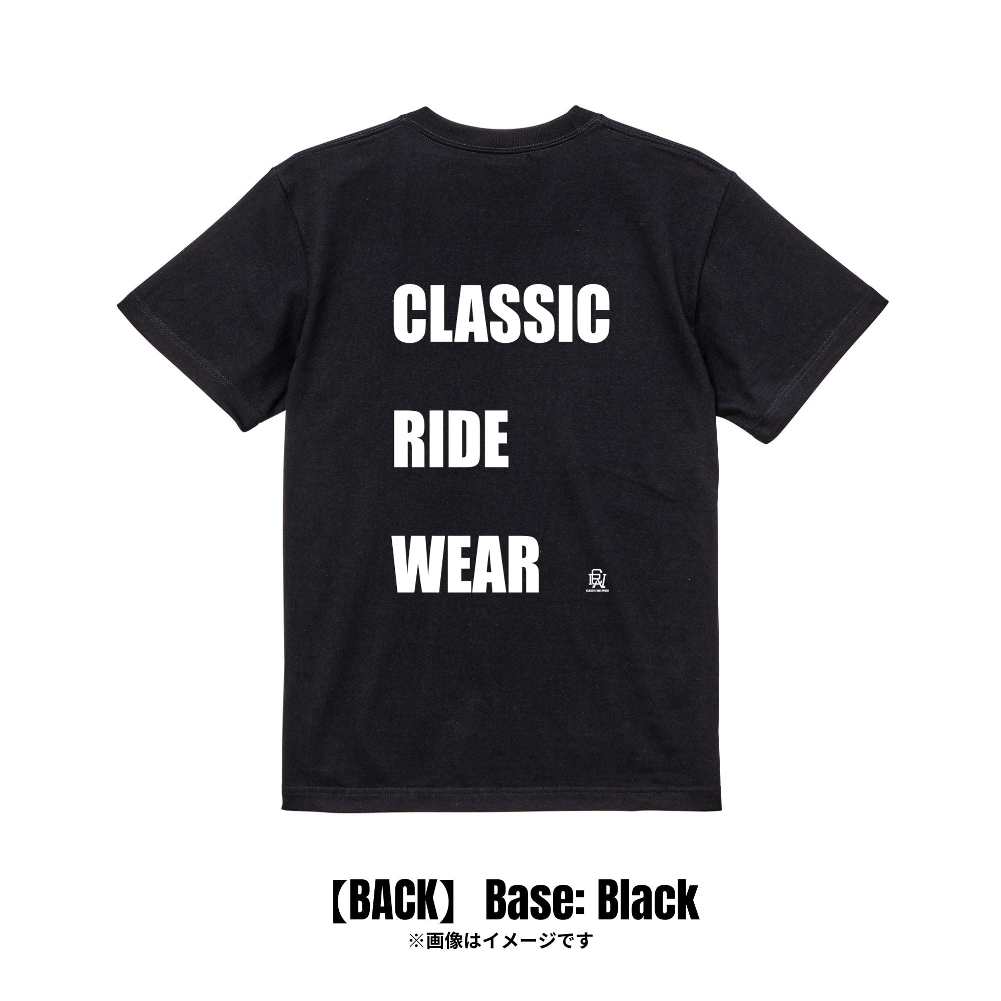 CRW BACK タイポグラフィ|Tシャツ