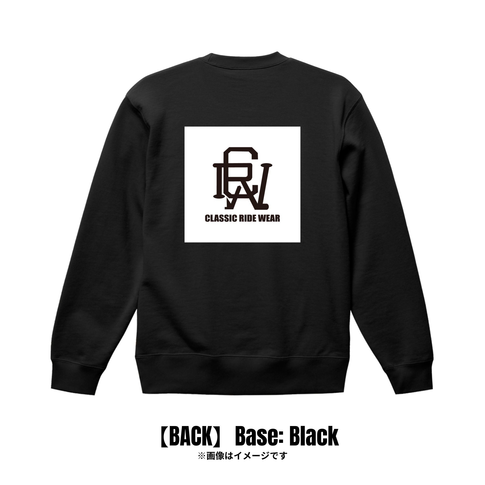 CRW BACK ロゴ|トレーナー