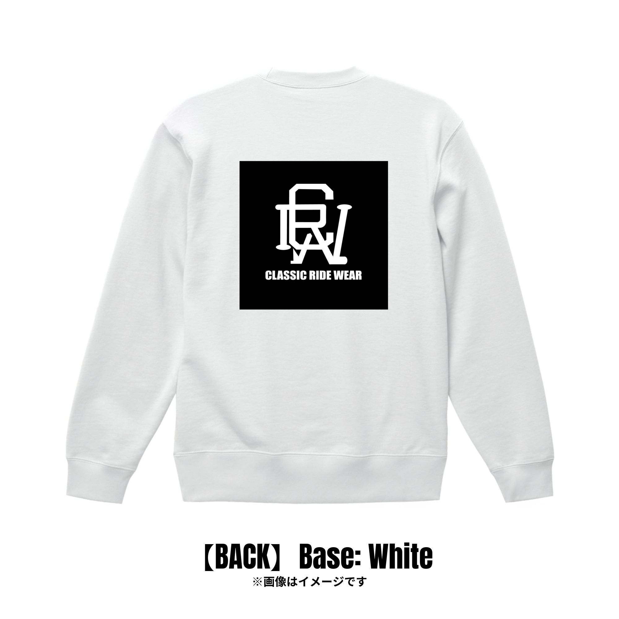 CRW BACK ロゴ|トレーナー