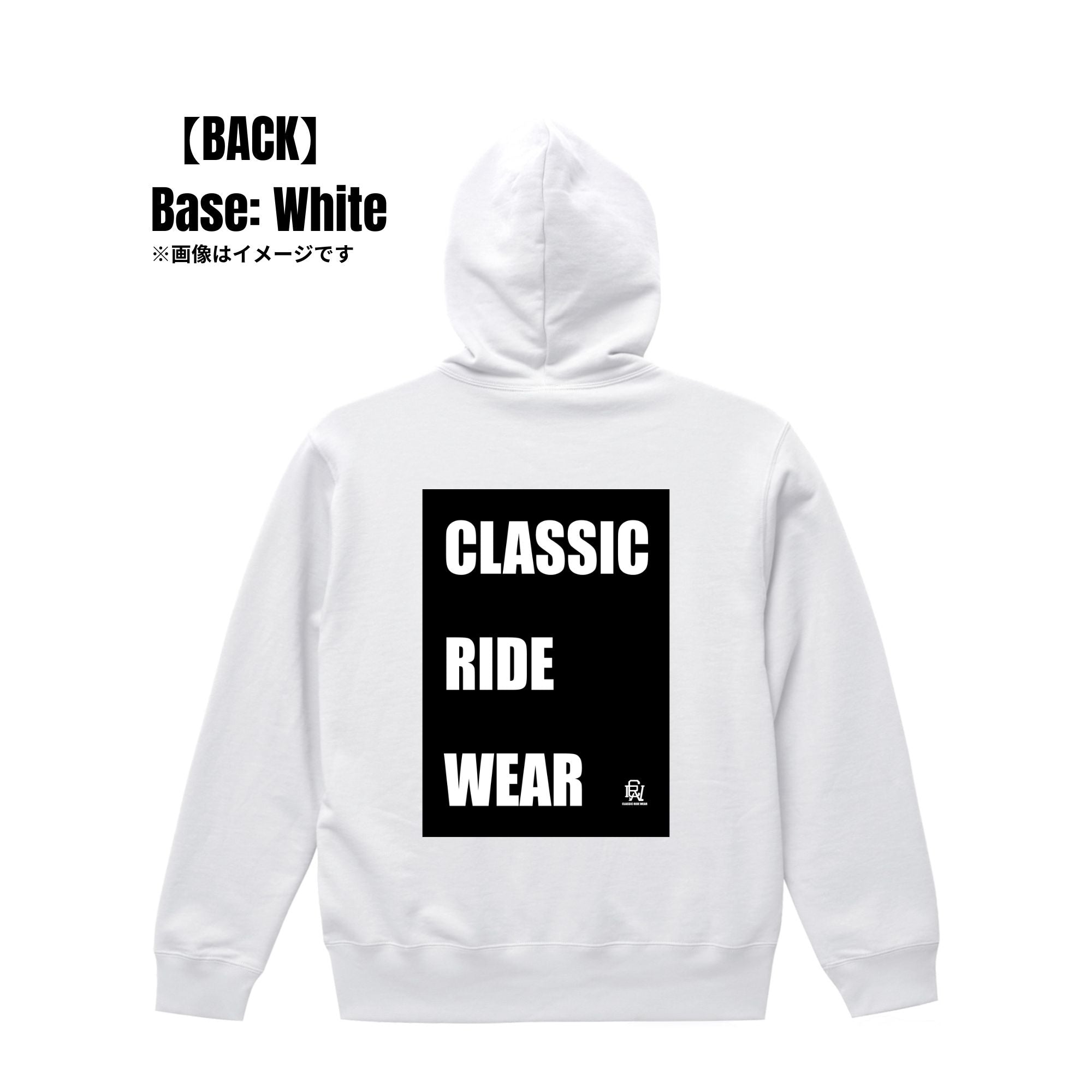 CRW BACK BOXタイポグラフィ|パーカー