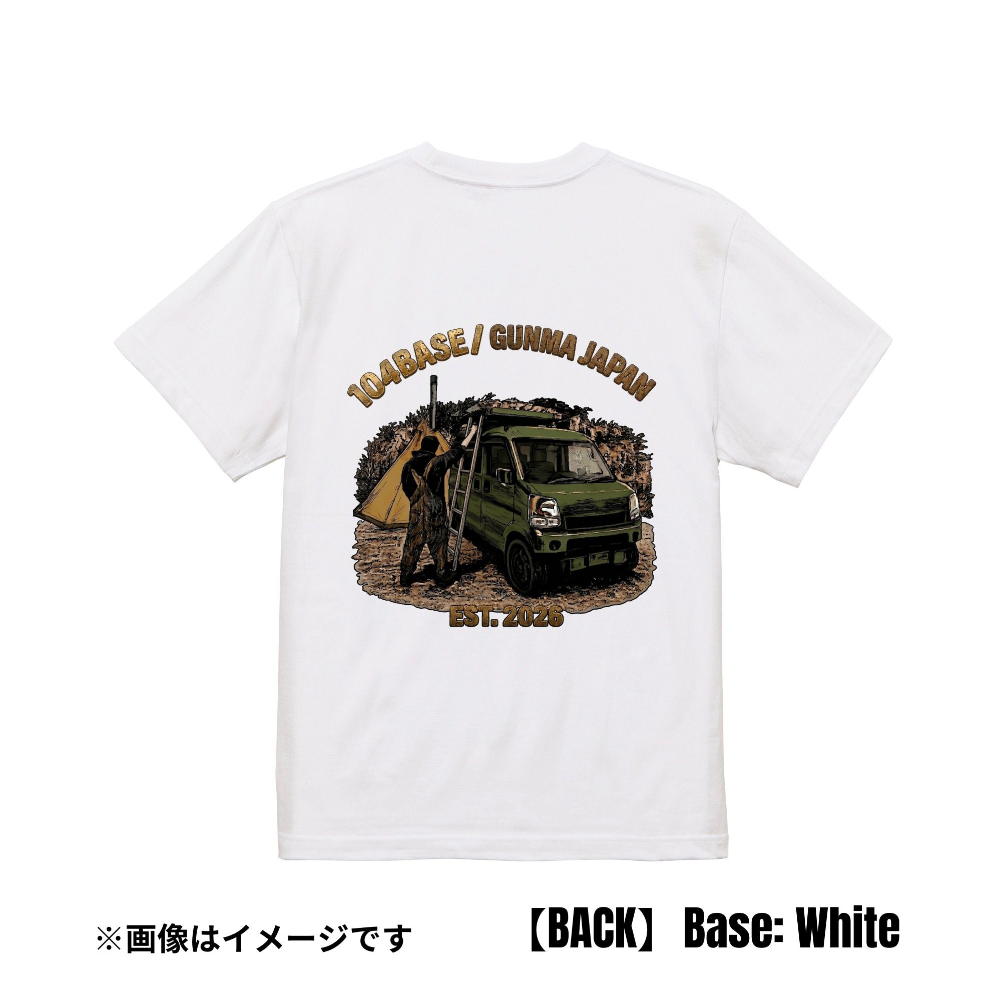 104BASE オリジナルロゴTシャツ【期間限定：7/2まで】