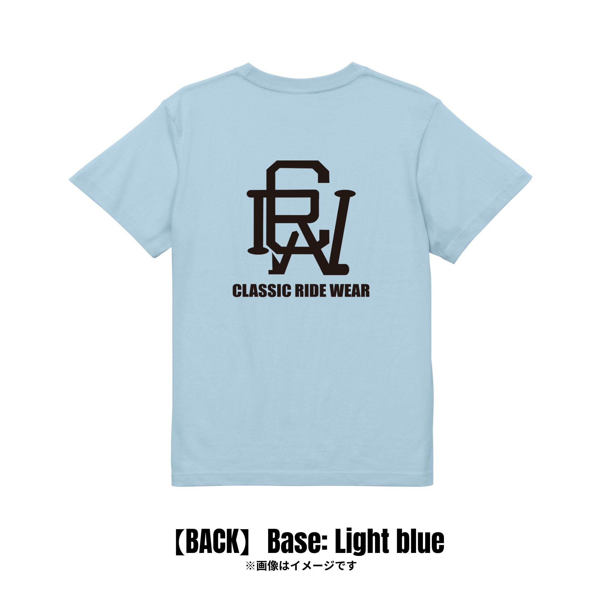 CRW BACK ロゴ｜Tシャツ