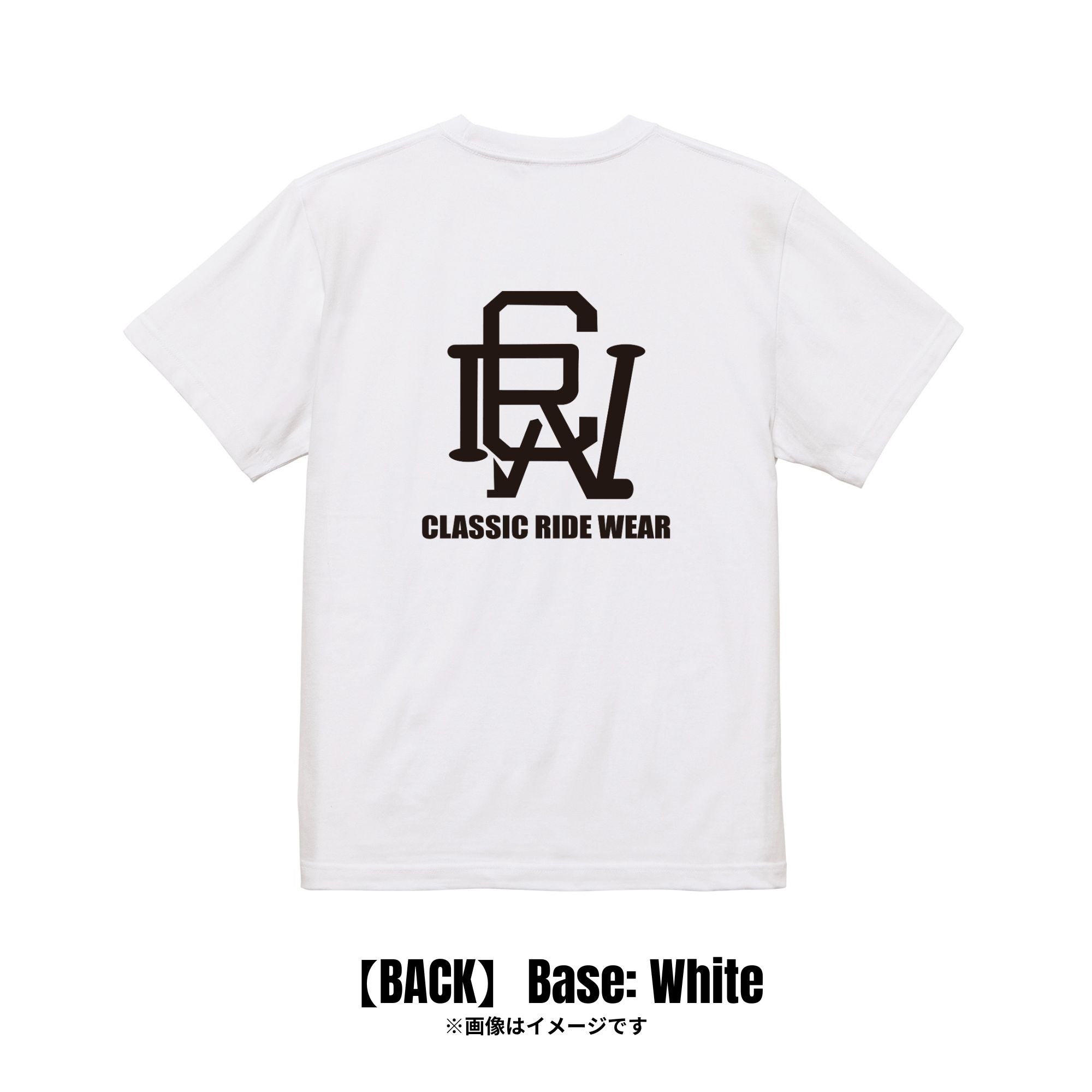 CRW BACK ロゴ｜Tシャツ