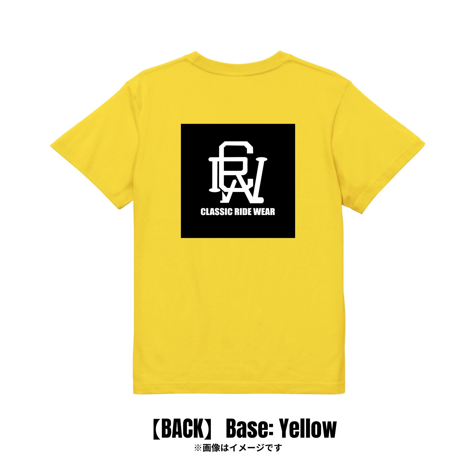 CRW BACK スクエアロゴ｜Tシャツ