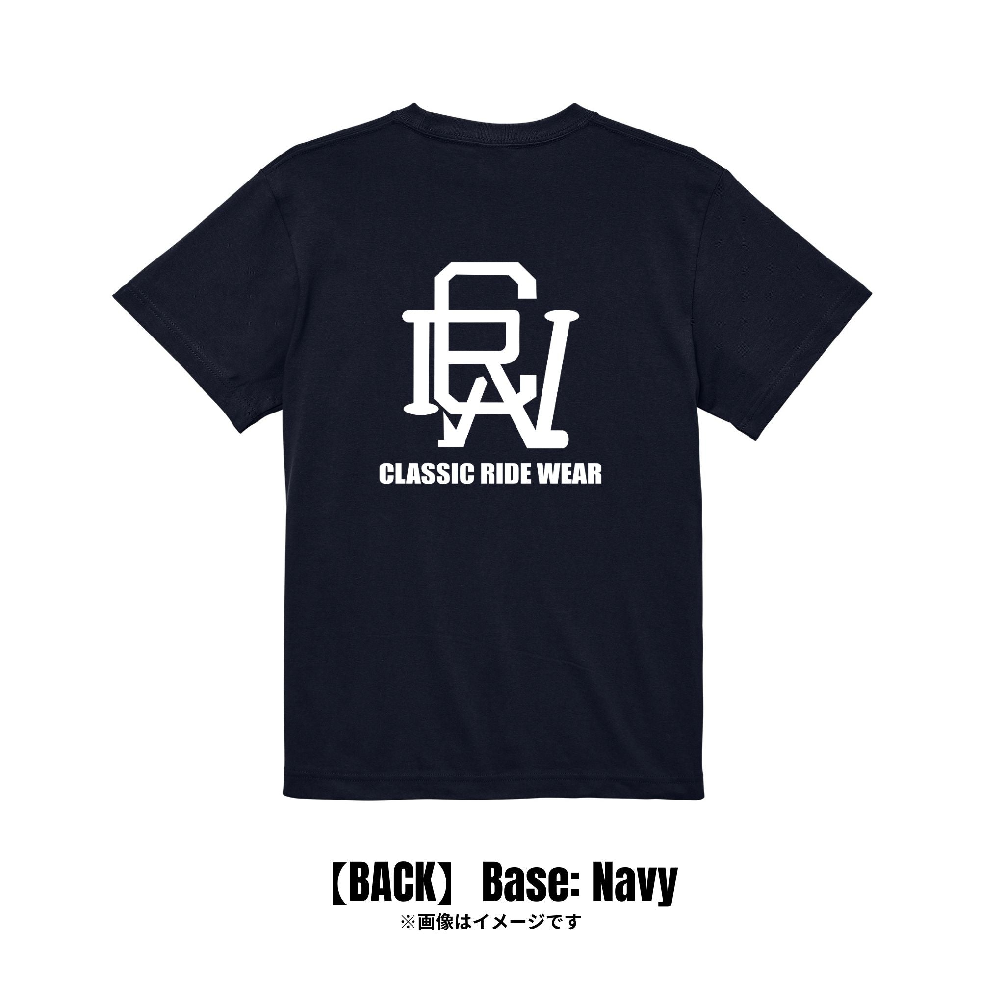 CRW BACK ロゴ｜Tシャツ