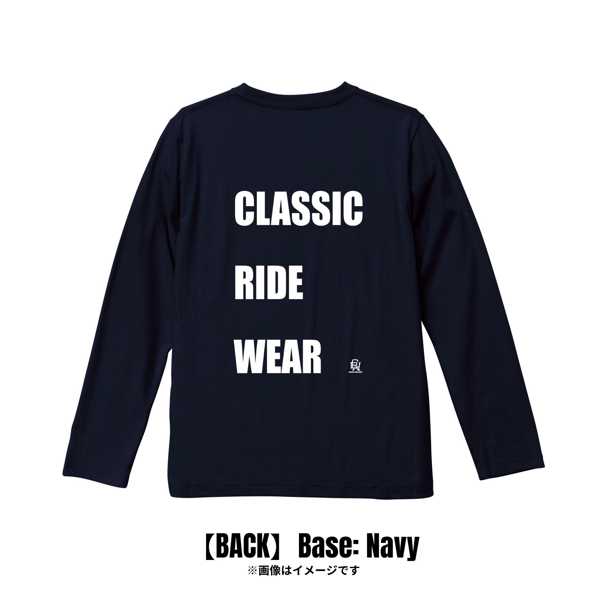 CRW BACK タイポグラフィ｜ロンT