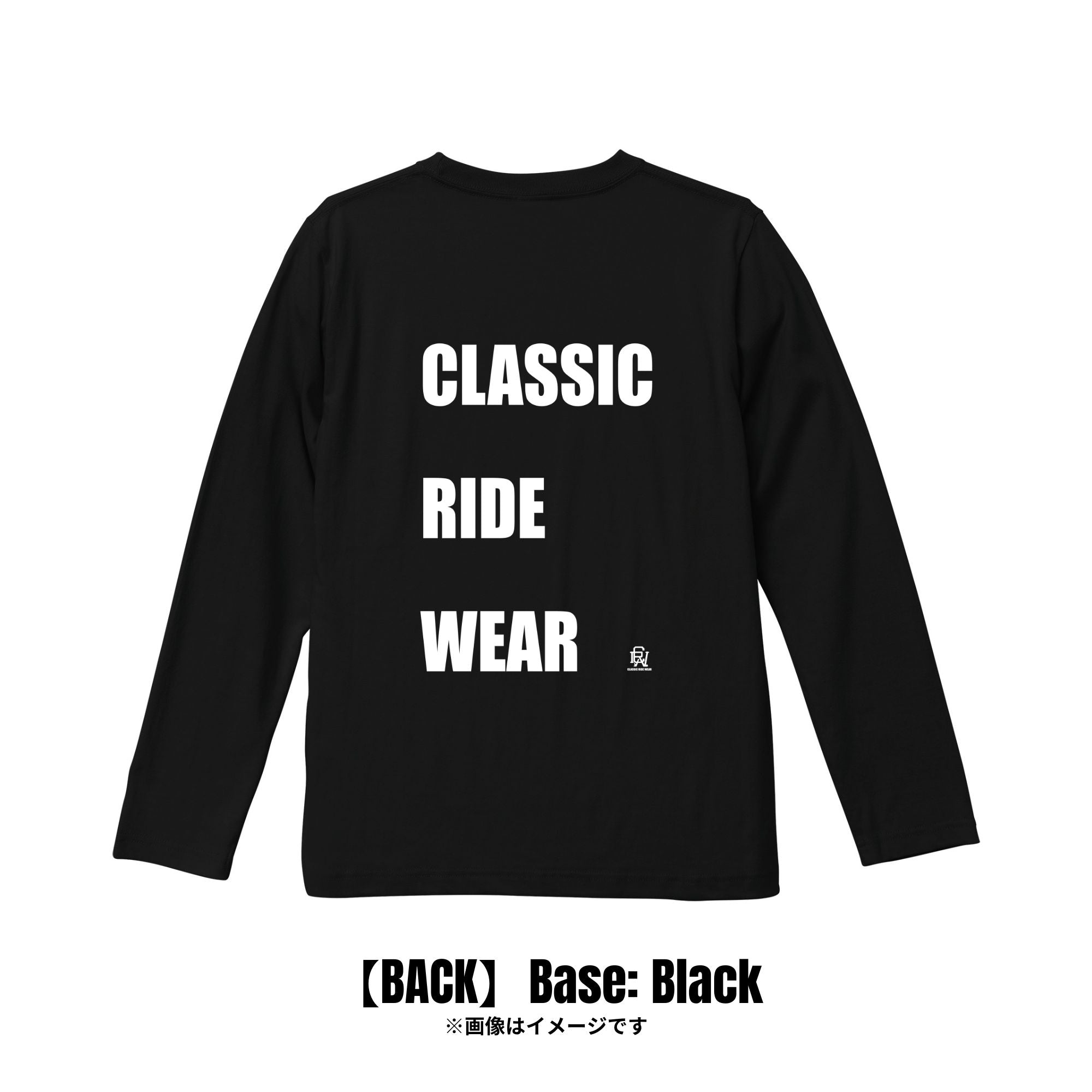 CRW BACK タイポグラフィ｜ロンT