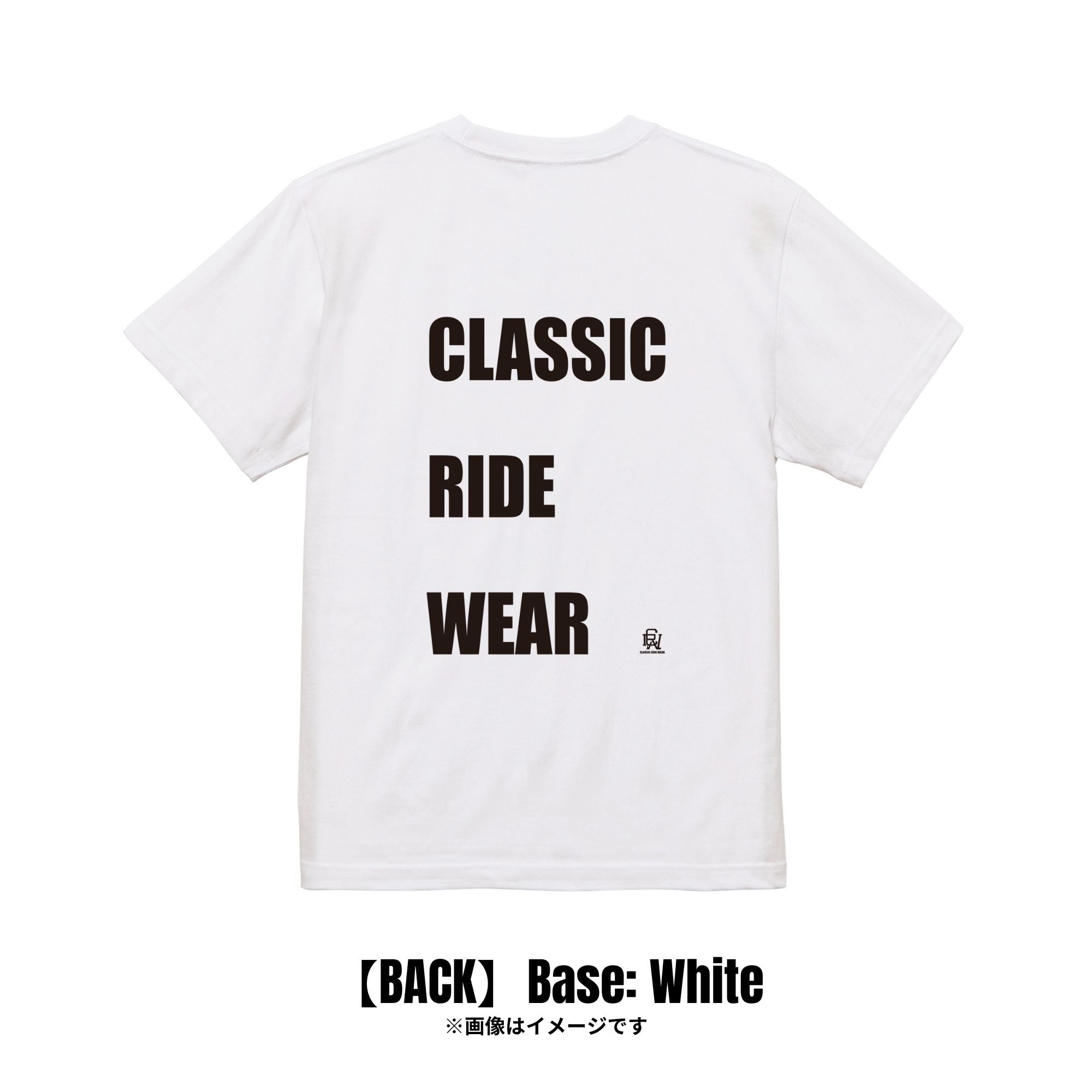 CRW BACK タイポグラフィ｜Tシャツ