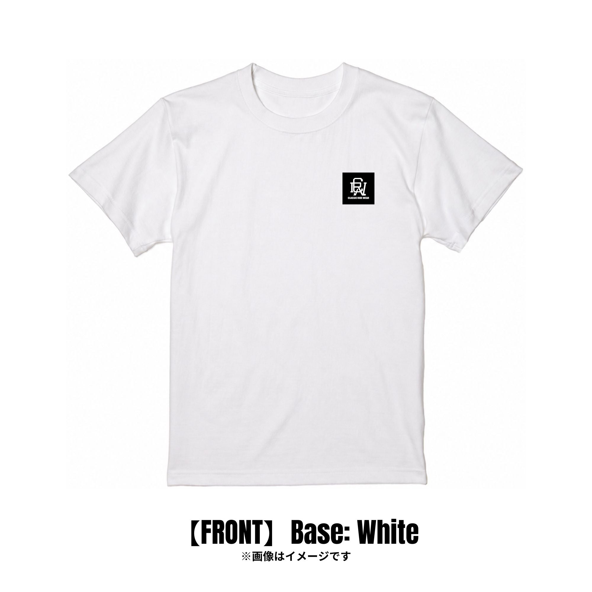 CRW スクエアロゴ｜Tシャツ