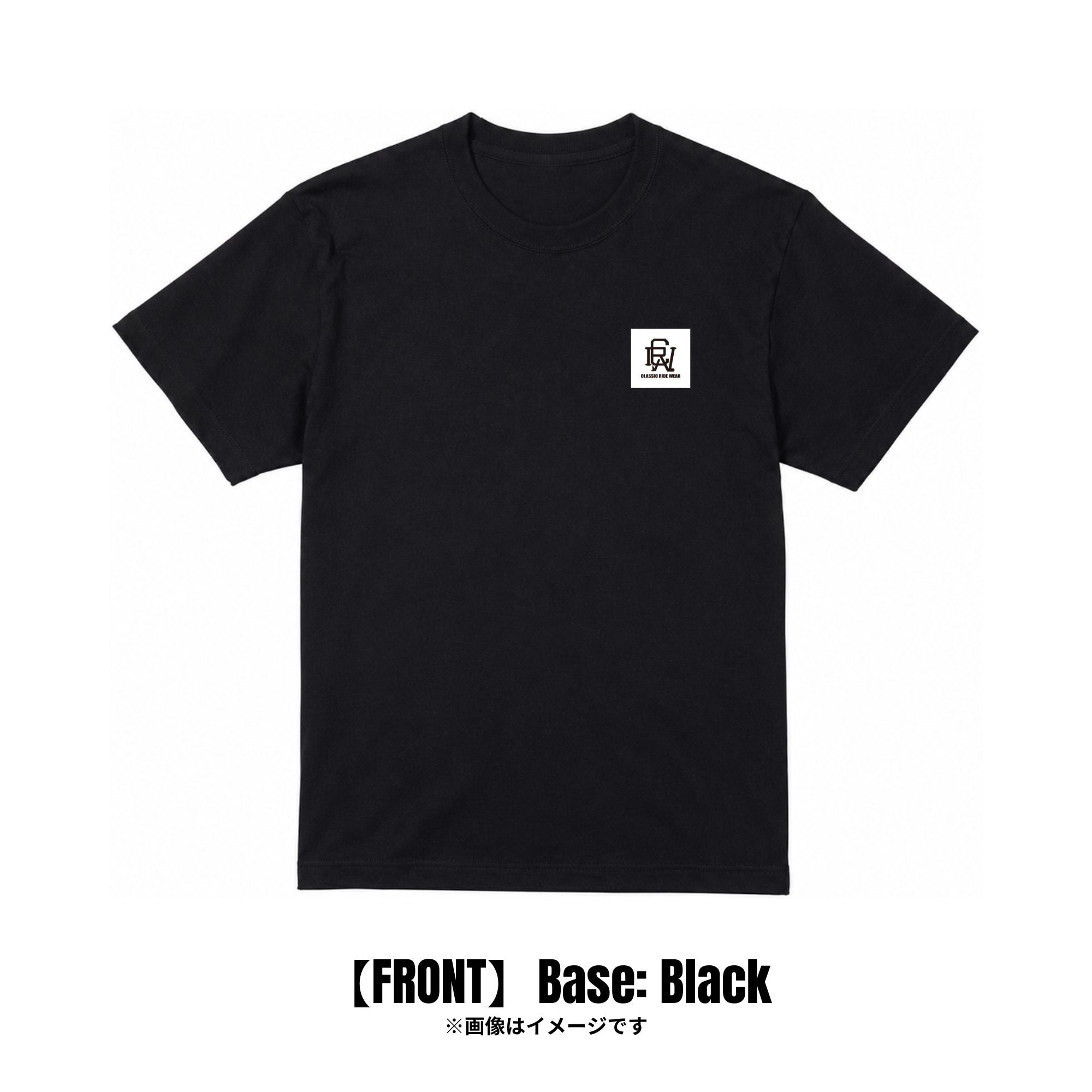 CRW スクエアロゴ｜Tシャツ