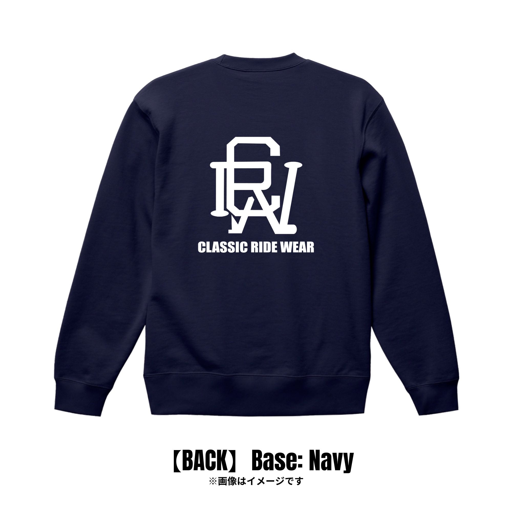 CRW BACK ロゴ｜トレーナー