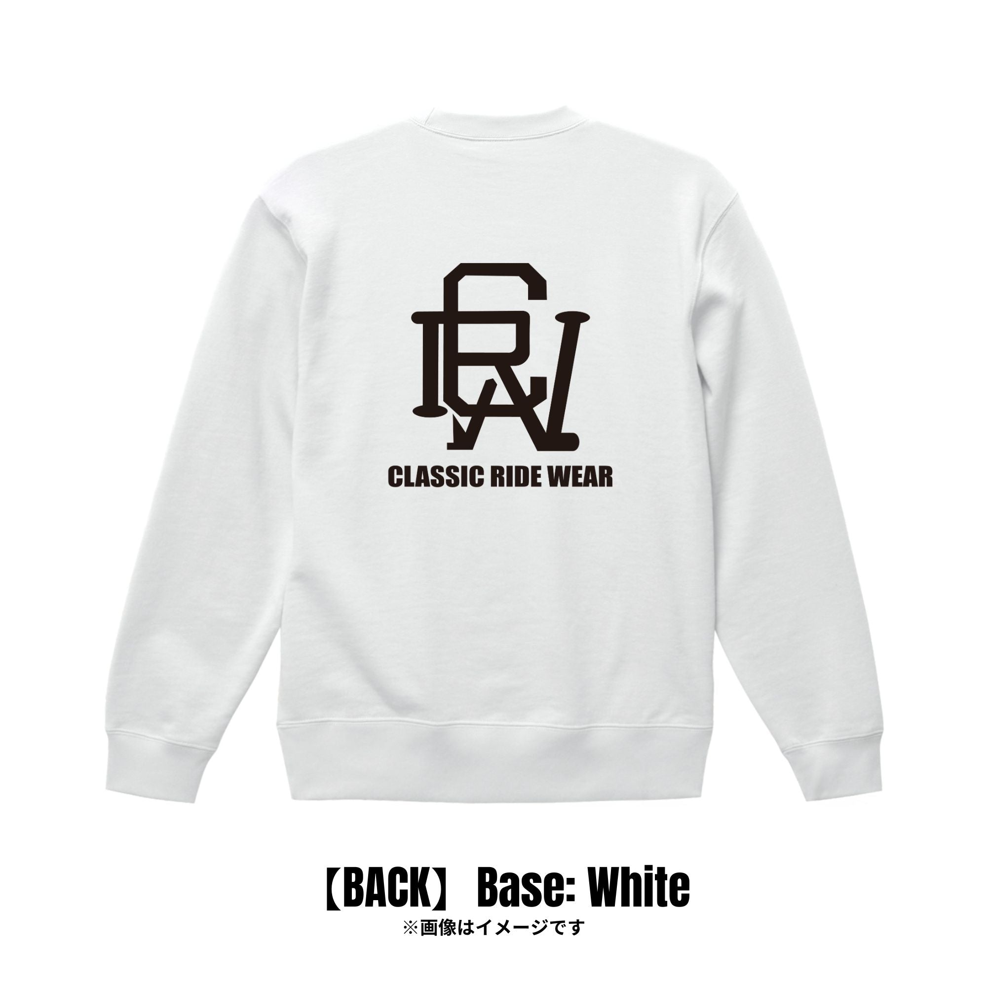 CRW BACK ロゴ｜トレーナー