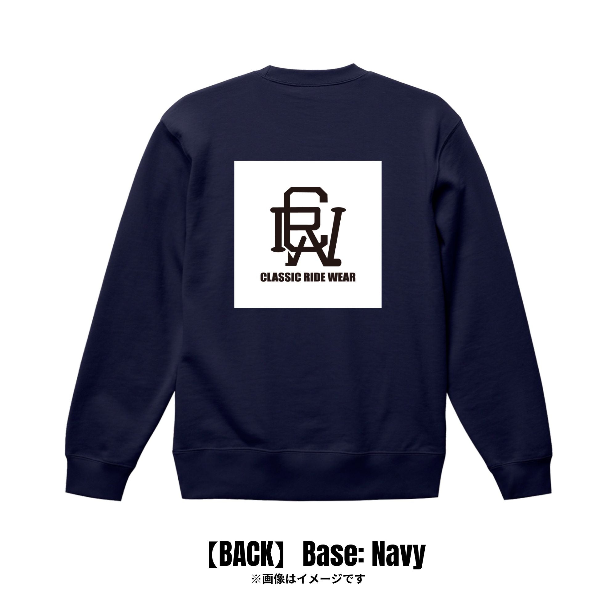 CRW BACK ロゴ｜トレーナー