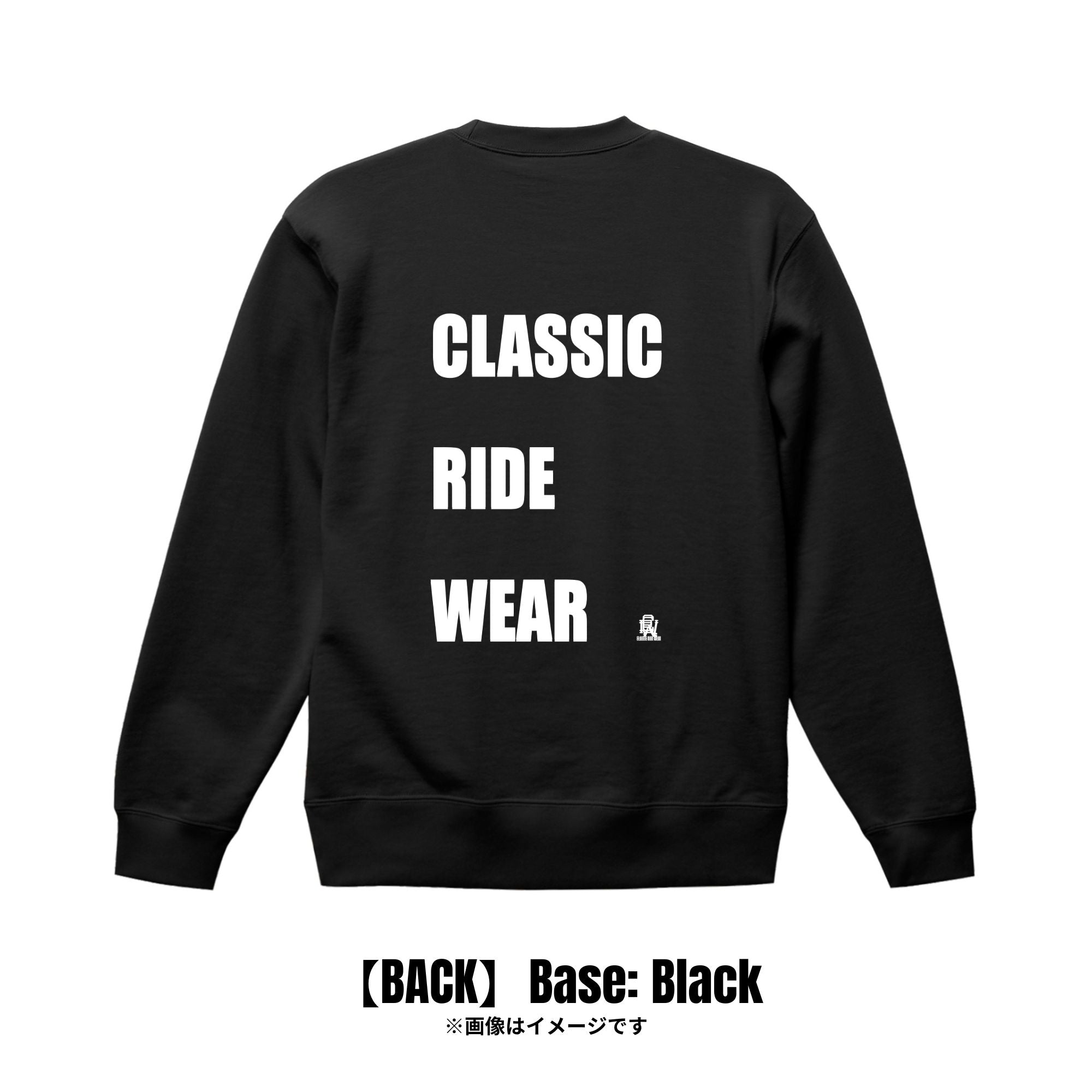 CRW BACK タイポグラフィ｜トレーナー